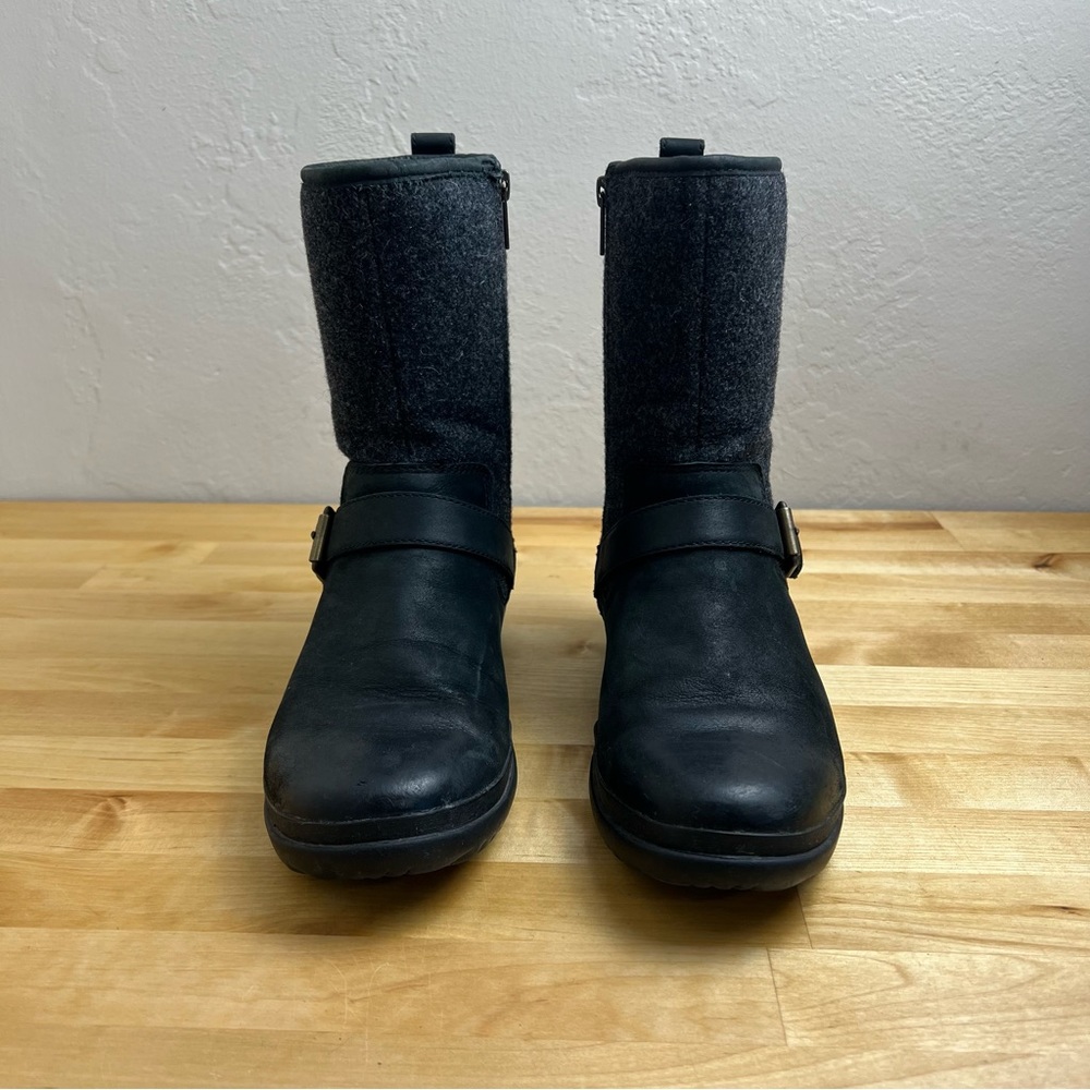 UGG Robbie Waterproof Leather Motorcycle Boots Women's US Size 7 - Picture 4 of 16